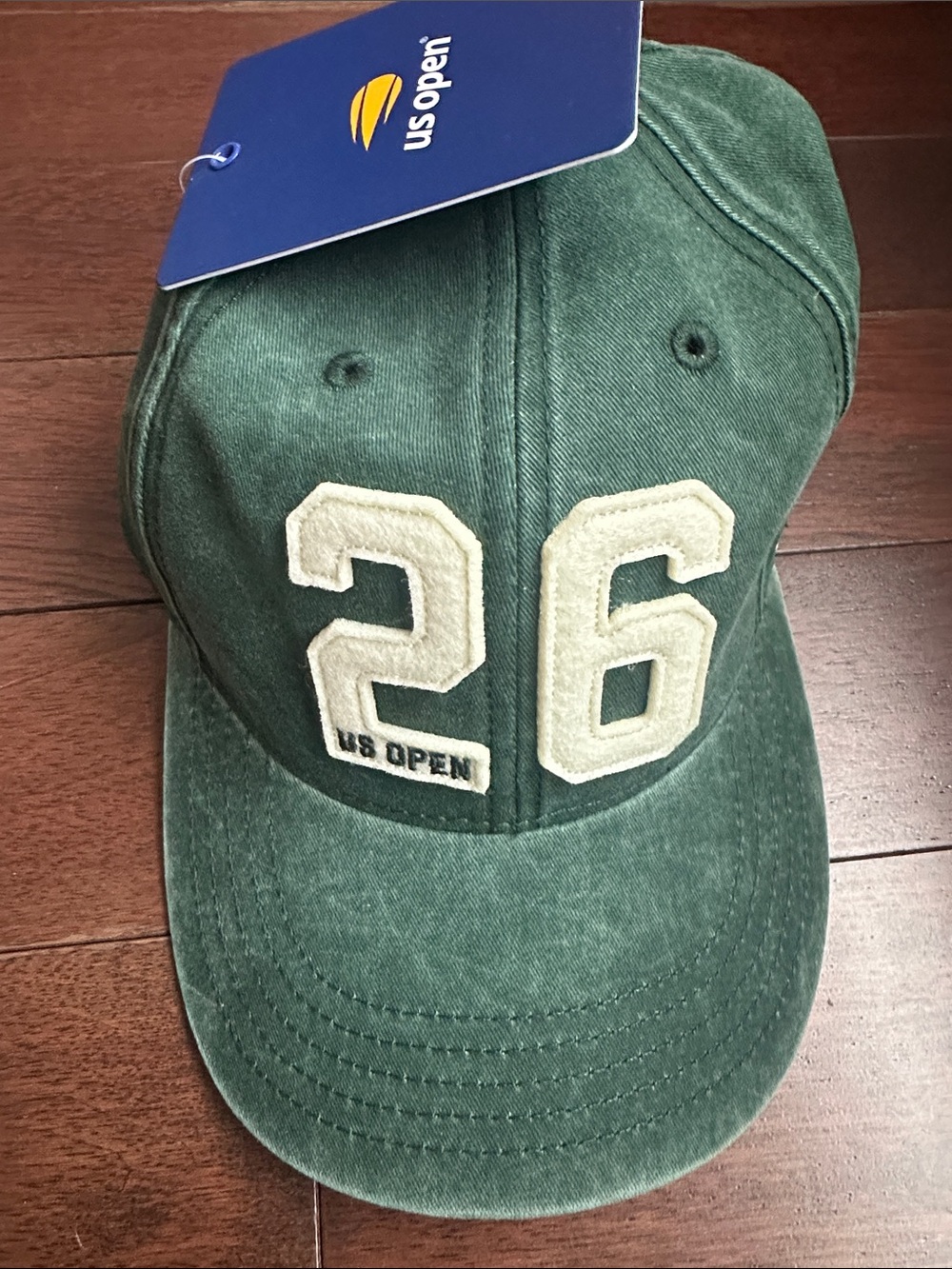 US Open 2026 Unisex Green/ Beige  '26' Baseball Cap